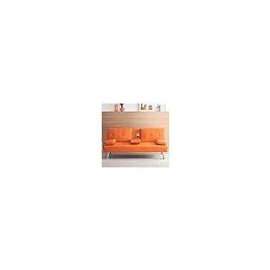【並行輸入品】 Japovker Futon Sofa Bed， 67'' Convertible PU Leather Modern Futo_2