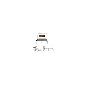 【並行輸入品】 Clyrava Full Size Bed Frames， Metal Platform Bed Full with Wood_8