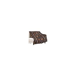 【並行輸入品】 ZhiRain African Tribal Throw Blanket African Mud Cloth Pattern A