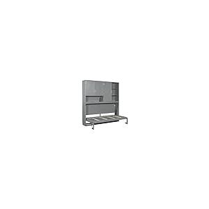 【並行輸入品】 LUMISOL Twin Size Murphy Bed with Top Cabinet, Space Saving Foldの画像