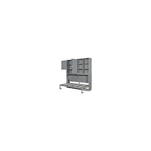 【並行輸入品】 LUMISOL Twin Size Murphy Bed with Top Cabinet, Space Saving Foldの画像