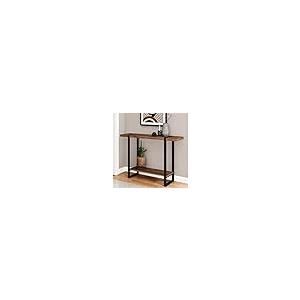 【並行輸入品】 Modern Wooden Entryway Console Table，with Wrought Iron Table Leg_8