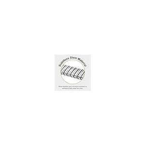 【並行輸入品】HARFINGTON (ハーフィントン) 拡張時計バンド 14mm ステンレススチール ストレッチウォッチストラップ スプリングバの画像