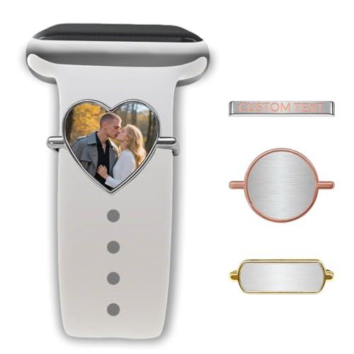【並行輸入品】 Greaxid Custom Watch Band Charm for Smartwatch Personalized Magiの画像