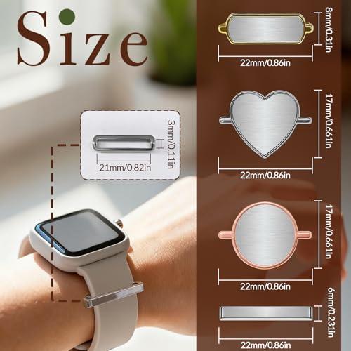 【並行輸入品】 Greaxid Custom Watch Band Charm for Smartwatch Personalized Magiの画像