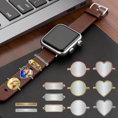 【並行輸入品】 Greaxid Custom Watch Band Charm for Smartwatch Personalized Magiの画像