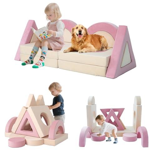【並行輸入品】 VERASCOT Modular Kids Play Couch Kids Couch for Playroom Bedro_1