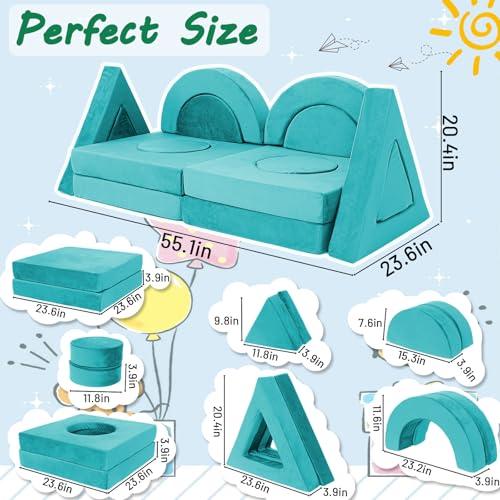 【並行輸入品】 Modular Kids Play Couch Kids Couch for Playroom Bedroom DIY Cr_4