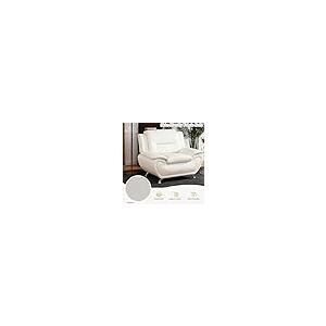 【並行輸入品】 Snuptor Leather Sofa Chair，Oversized 46" Accent Chair Couch for