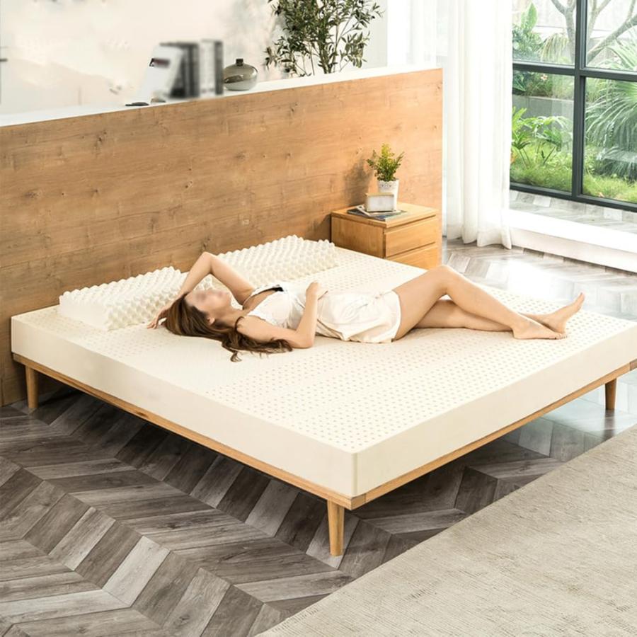 【並行輸入品】 Natural Premium Latex Mattress Topper， Medium Firm Single and Do_3
