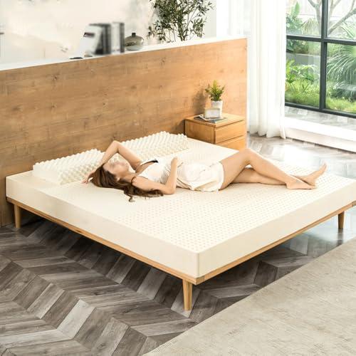 【並行輸入品】 Natural Premium Latex Mattress Topper， Medium Firm Single and Do_4