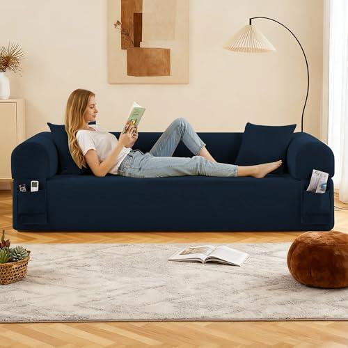 【並行輸入品】 Boneless Couches for Living Room，83" Modern 3 Seater Sofa No Ass_7
