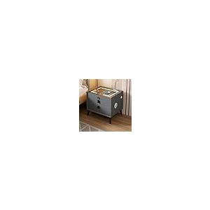 【並行輸入品】 WINNIESHOP Smart Nightstand with Charging Station， Adjustable LE_2