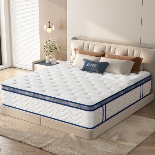 【並行輸入品】 Queen Mattress，12 Inch Queen Size Mattresses in a Box， Memory Fo_2