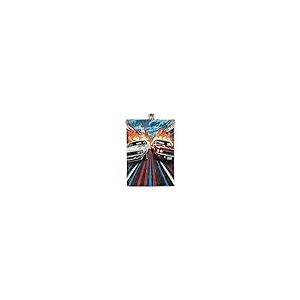 【並行輸入品】 High Speed Racing Muscle Car Throw Blanket， Throw Blanket for Fl