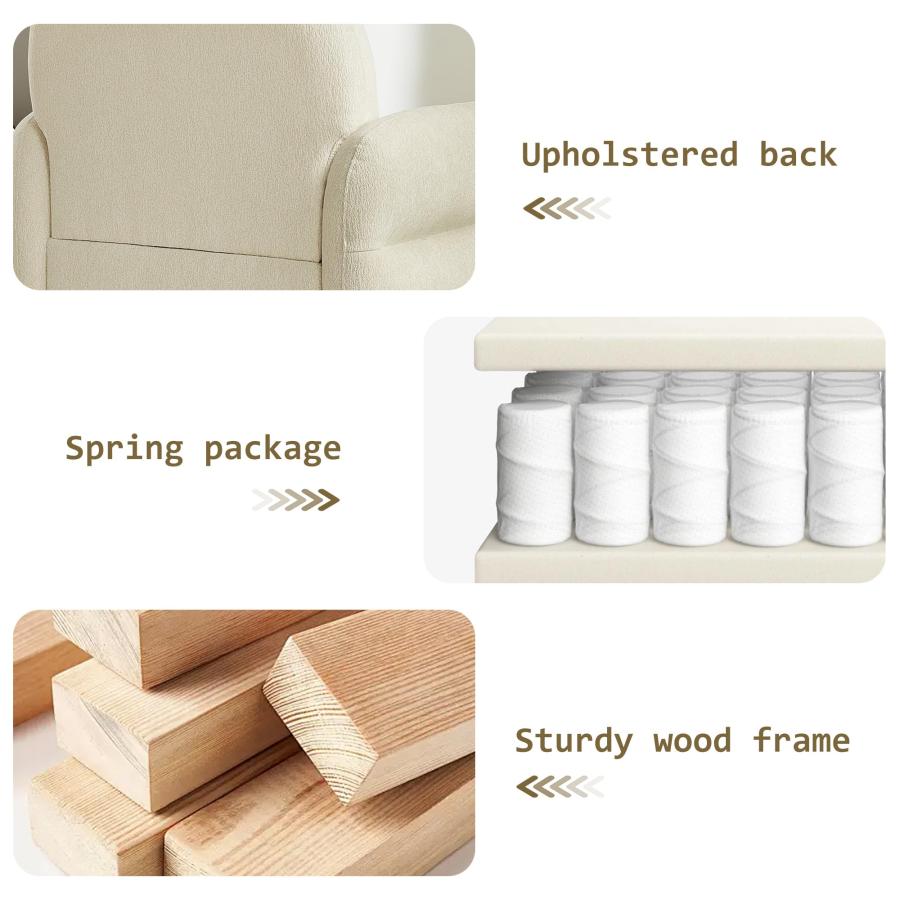 【並行輸入品】 Mofolit 33.5" Mordern Accent Chairs，Reading Chair with Storage，S_9