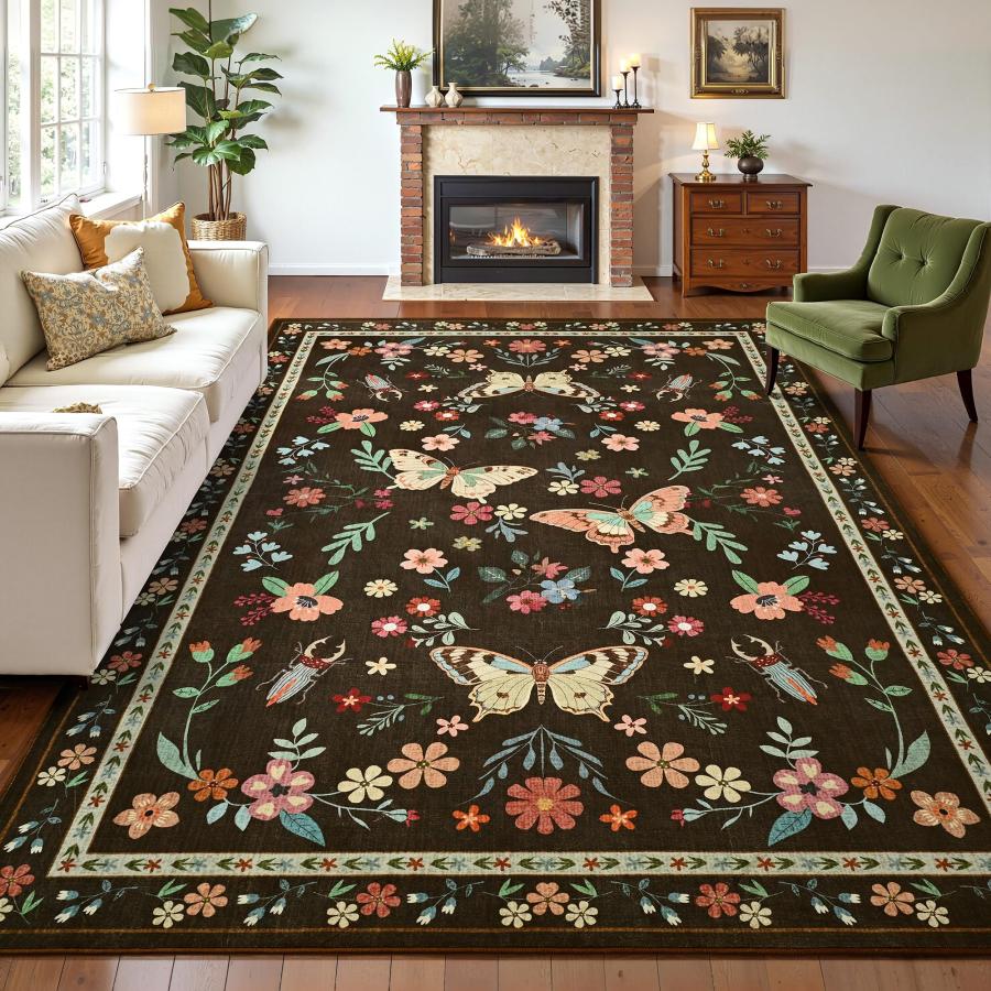 ラグ 輸入品 ベルギー製 ペルシャ風ラグ 赤 181×91cm 美品 イタリア製