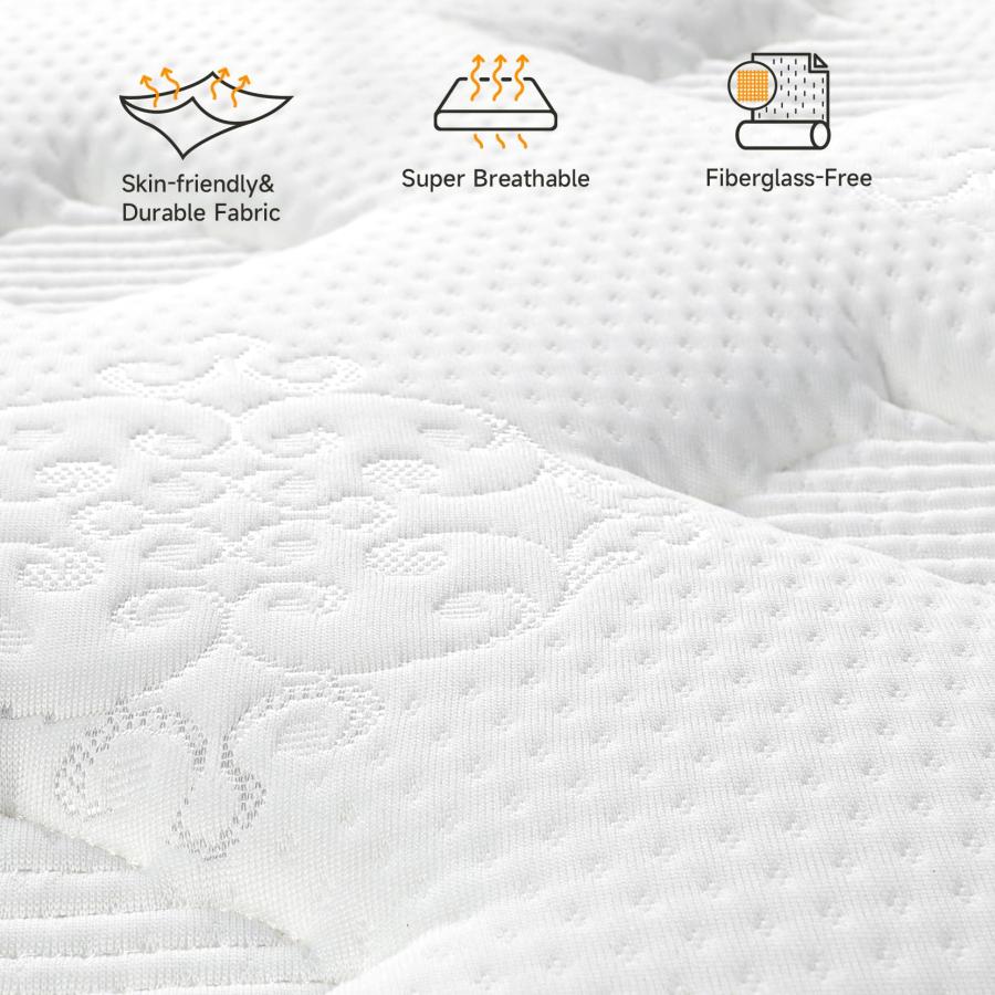並行輸入品】 koorlian Twin XL Mattress 10 inch, Hybrid Extra Long 