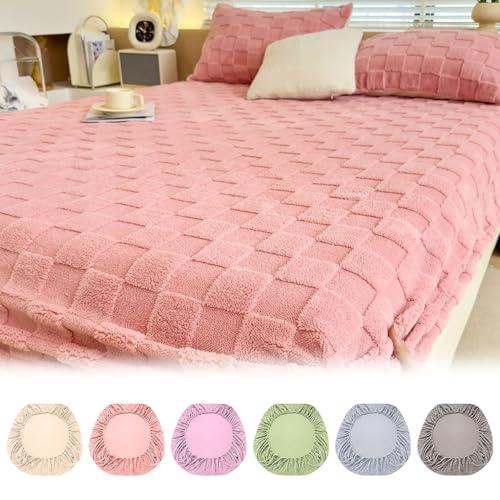 【並行輸入品】 Fitted Bed Sheets Deep Pocket Bed Sheet Queen Size Soft Winter W_4