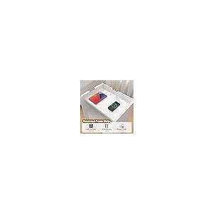 【並行輸入品】Curlaky (カーラキー) ナイトスタンド 充電ステーション付き 溝付きナイトスタンド 2個セット 引き出し付き モダンなベッ_5