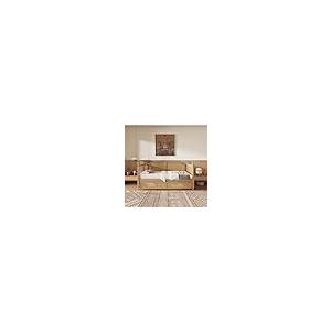 【並行輸入品】 Harper & Bright Designs Twin Size Rattan Daybed with Storage Dra_5