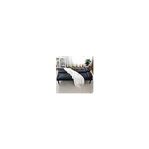【並行輸入品】 AnoYishev Futon Sofa Bed PU Leather Modern Convertible Futon Cou