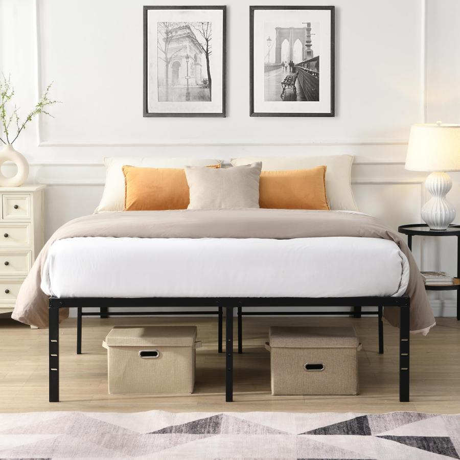 【並行輸入品】 Queen Size Bed Frame, Heavy Duty Metal Bed Frame, Quick & Easy Aの画像