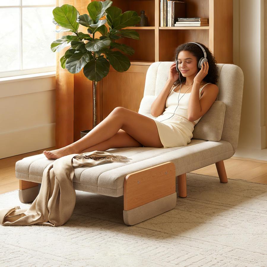 並行輸入品】 Vakdle Convertible futon Sofa Bed,Adjustable 