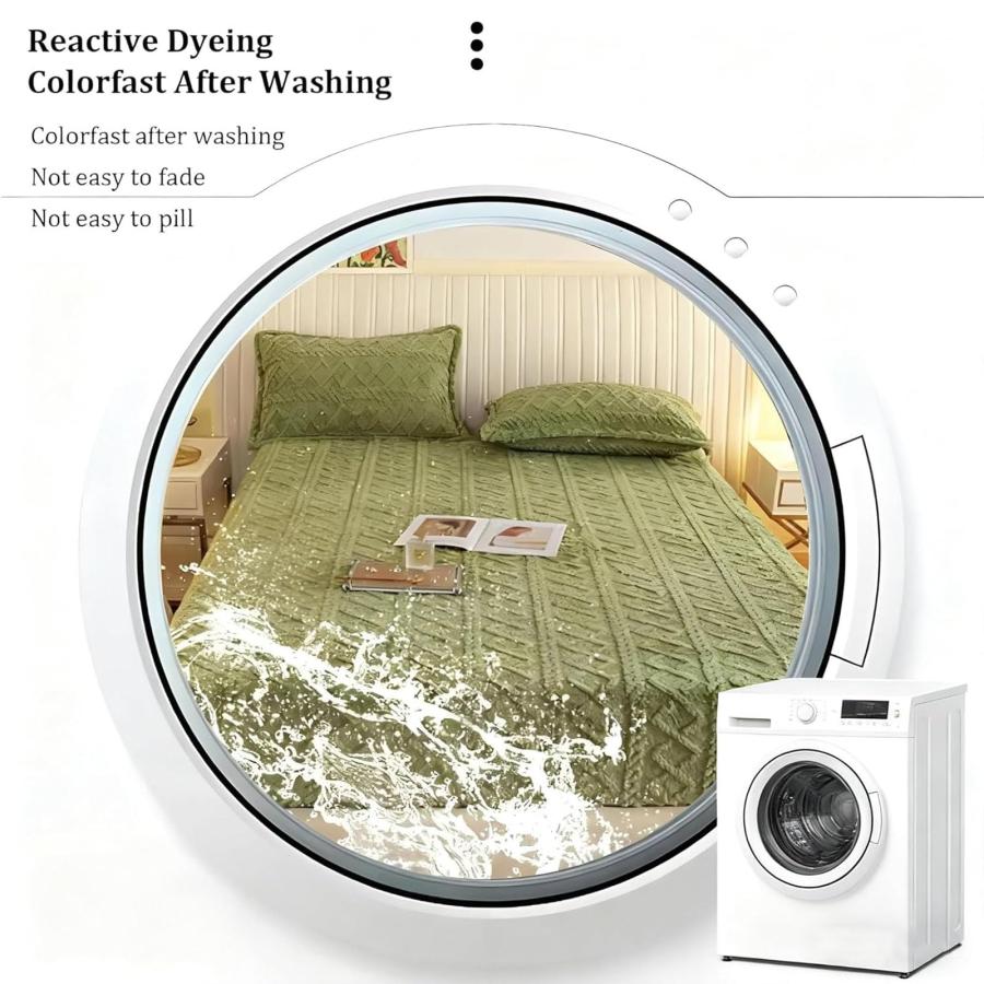 【並行輸入品】 Elastic Bed Sheets， Various Sizes Plush Fluffy Comfortable Warm_9