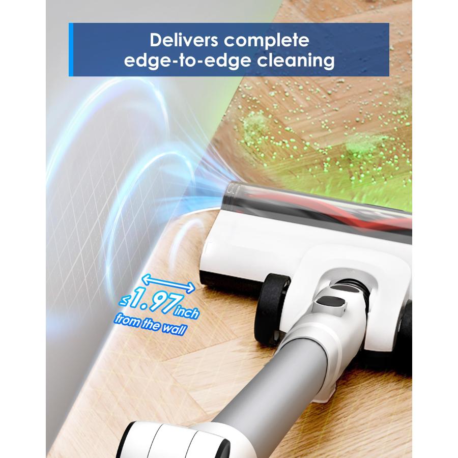 【並行輸入品】 Tineco Pure ONE A50S Cordless Stick Vacuum Cleaner, 185AW Suctioの画像