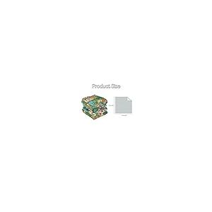 【並行輸入品】Ownkoti ベッド用スローブランケット 90インチ×90インチ キルト100%コットン ボーホーブランケット リバーシブルカバ