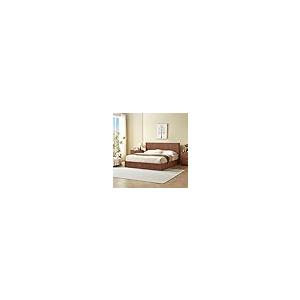 【並行輸入品】 LUMISOL King Size Lift Up Storage Bed Frame， Wooden Platform Bed_2