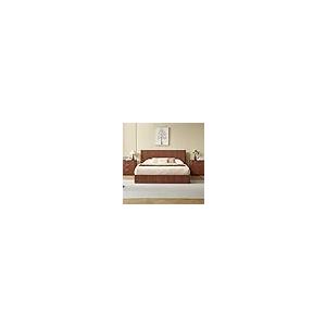 【並行輸入品】 LUMISOL King Size Lift Up Storage Bed Frame， Wooden Platform Bed_5