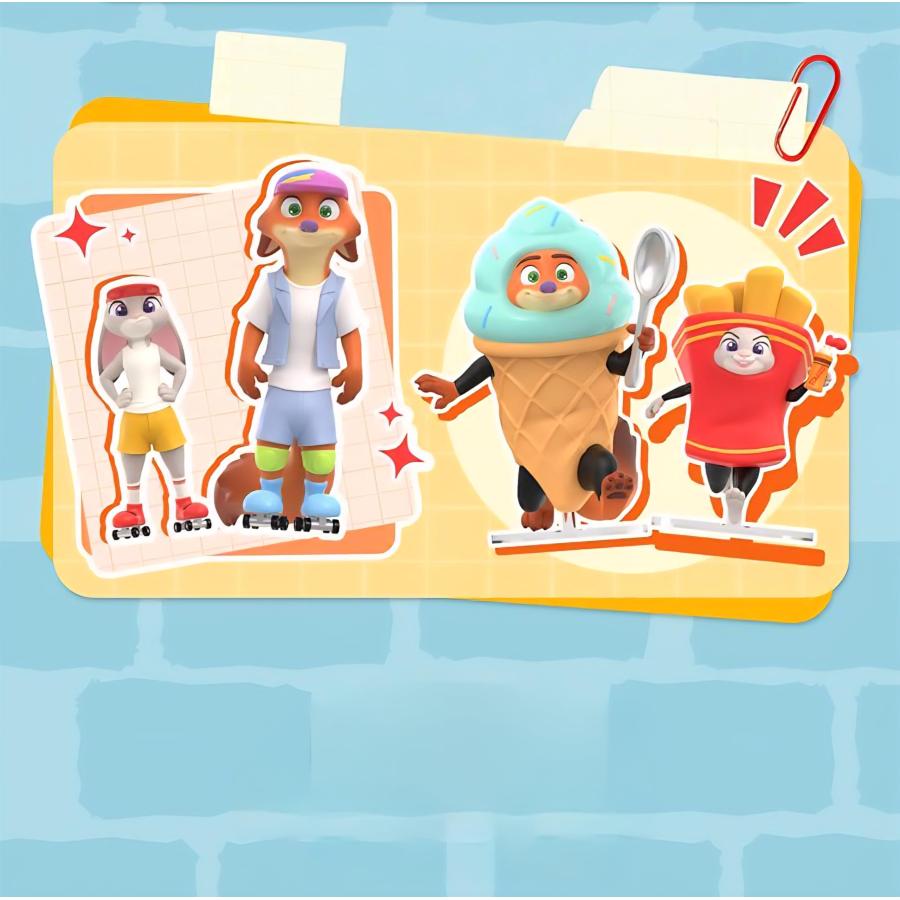 並行輸入品】MINISOディズニーのズートピア ジュディとニックイン