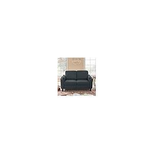 【並行輸入品】 Jarenie Small Loveseat Sofa，60" Modern Love Seat Couch with Back