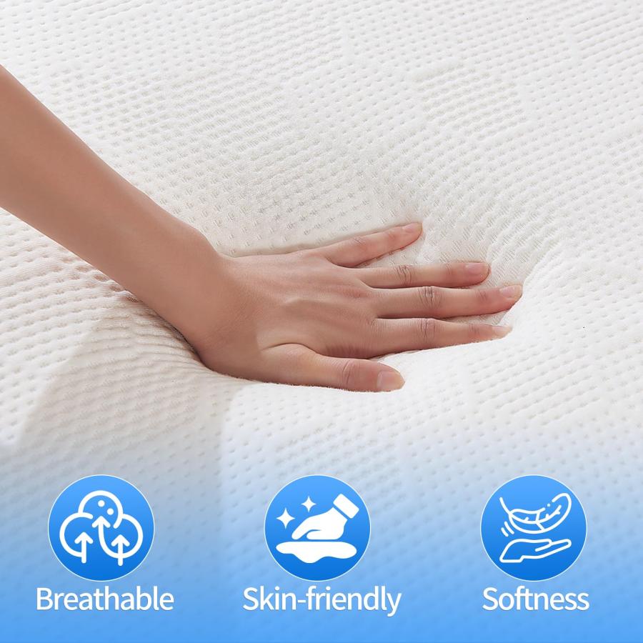 【並行輸入品】 YRLLENSDAN 5 Inch Twin XL Memory Foam Mattress， Cooling Gel Twin_9