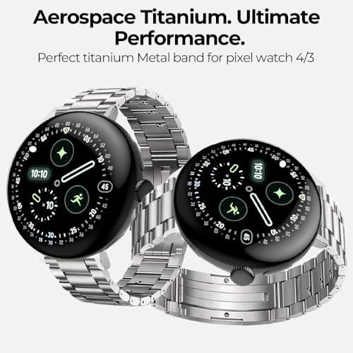【並行輸入品】 YINIXIN Tool Free Titanium Metal Band for Google Pixel Watch 4 4_4