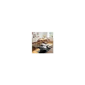 【並行輸入品】 Modern Wavy Circles Area Rug 3x5ft， Geometric Design Low Pile Ca_8