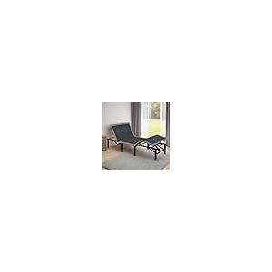 【並行輸入品】 Adjustable Bed Frame with Massage and Zero Gravity Positions， Tw_2