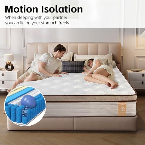 【並行輸入品】 Garaneeds Twin XL Hybrid Mattress， 12 Inch Medium Firm Mattress_7