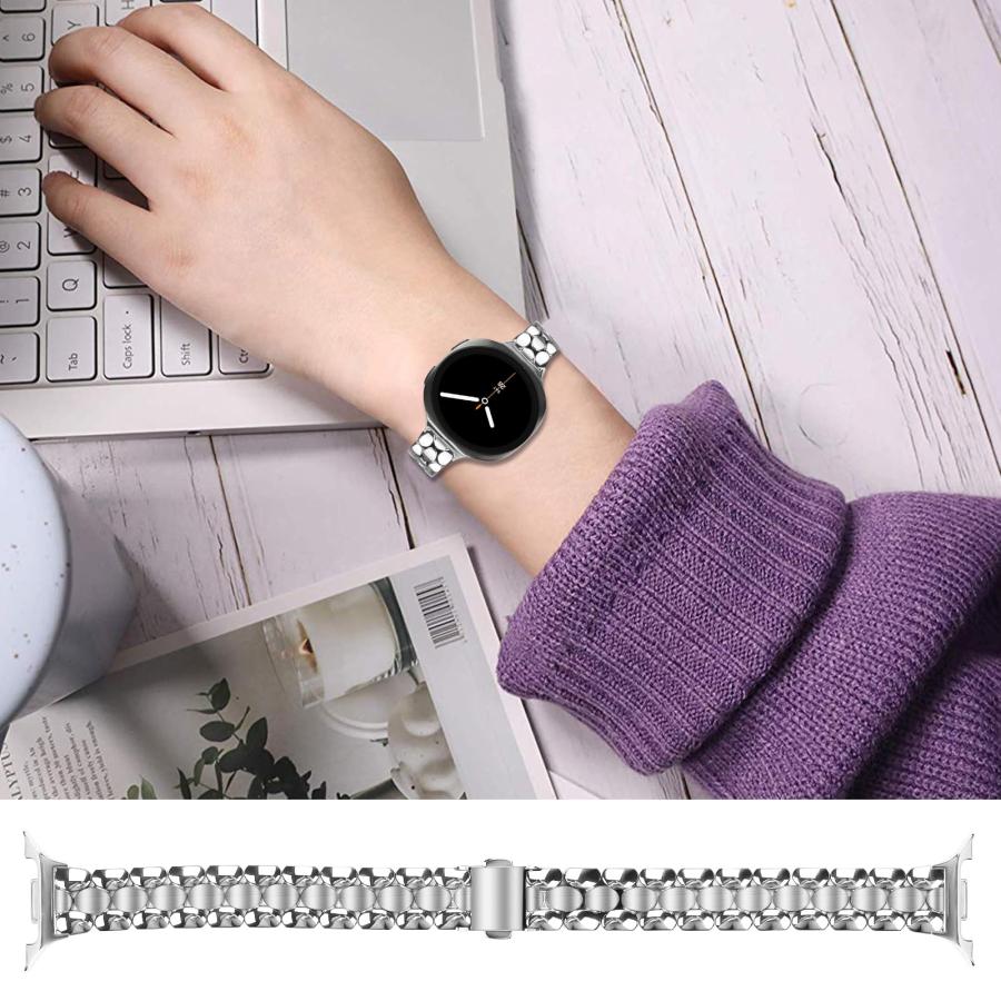 【並行輸入品】 Gimuk Stainless Steel Band Compatible with Samsung Galaxy Watch8の画像