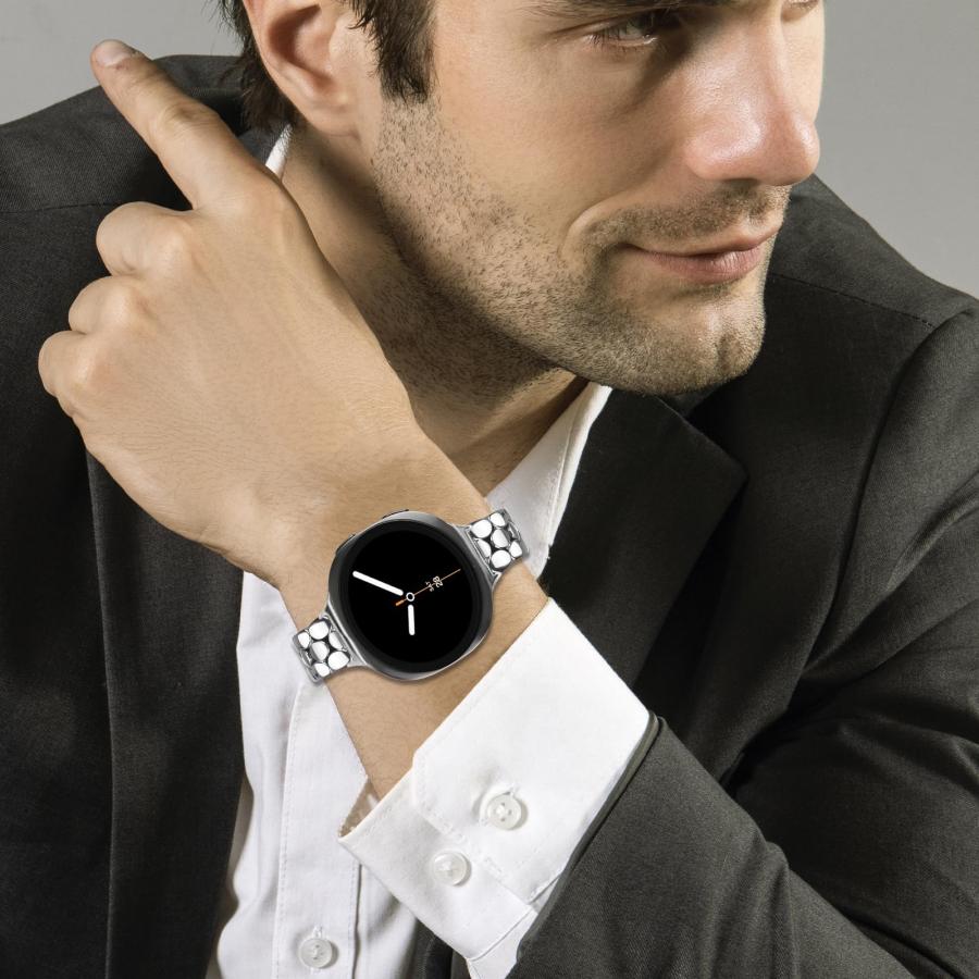 【並行輸入品】 Gimuk Stainless Steel Band Compatible with Samsung Galaxy Watch8の画像