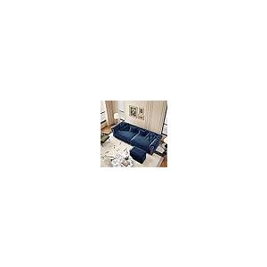 【並行輸入品】 healthomse 89" King Size Pull Out Sofa Bed， 3 in 1 Velvet Conver_2