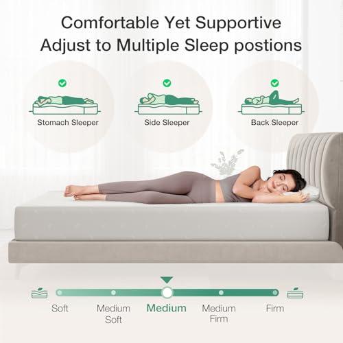 【並行輸入品】 Novilla King Mattress 10 Inch， King Memory Foam Mattress for Pre_7