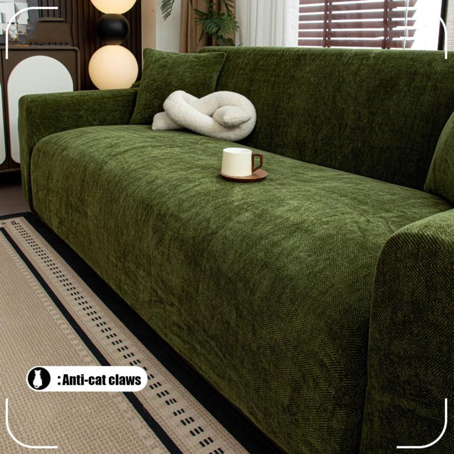 【並行輸入品】 Couch Covers 3 Cushion Stretch Sofa Cover Pets Friendly Furnitur_3
