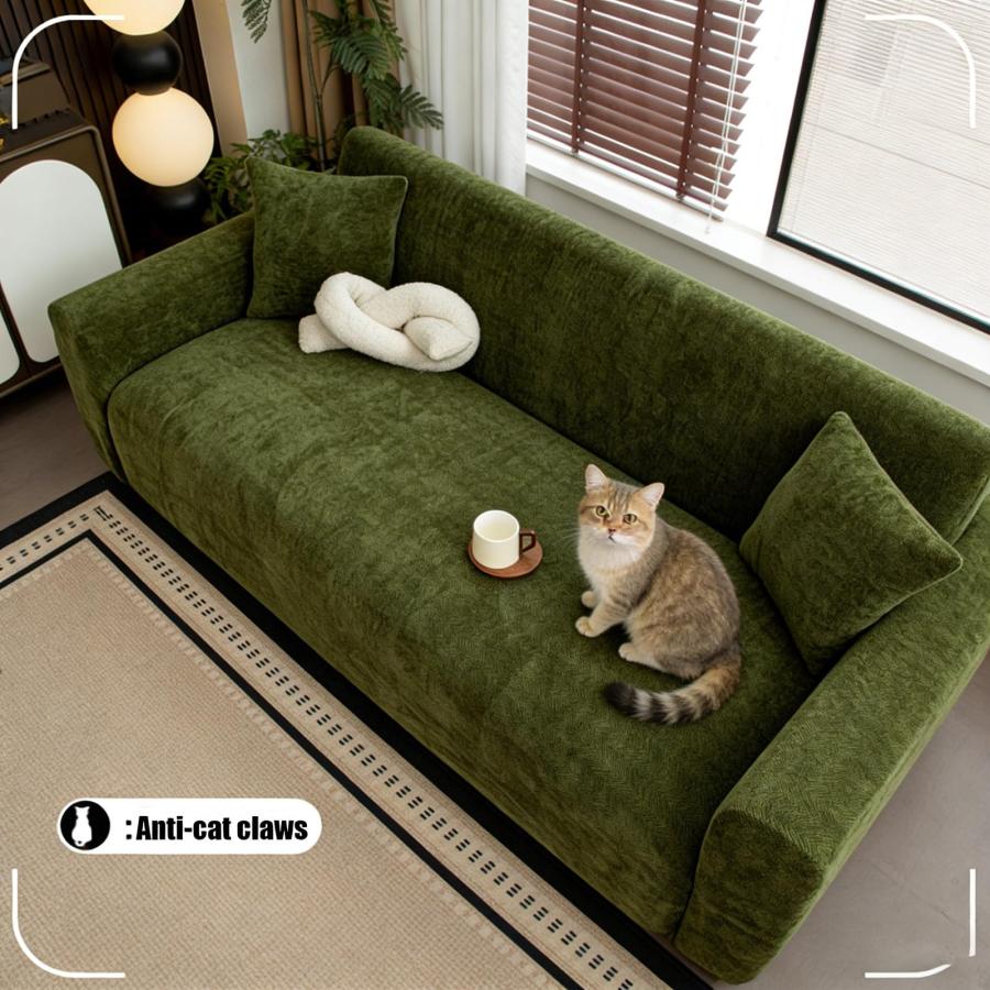 【並行輸入品】 Couch Covers 3 Cushion Stretch Sofa Cover Pets Friendly Furnitur_6