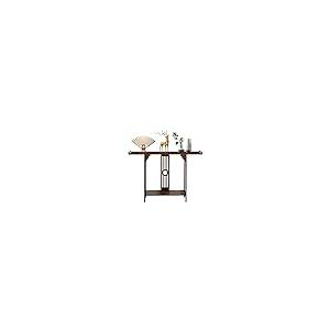 【並行輸入品】 BIAZFYIUW Bamboo Entryway Table 2 Tier， 40" Heavy Duty Console T