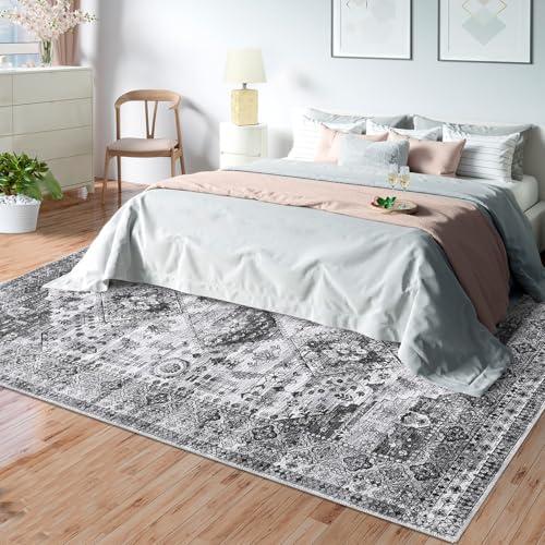【並行輸入品】 Area Rugs Washable Non Slip Soft Vintage Rugs for Bedroom Bathro_7