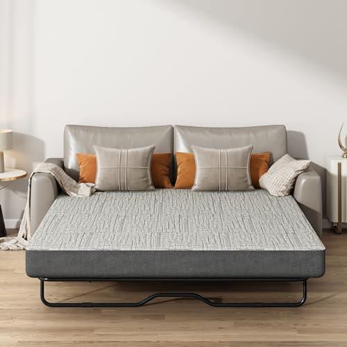 【並行輸入品】 sogesfurniture Queen Size Sofa Mattress，4 Inch Gel Memory Foam w_1