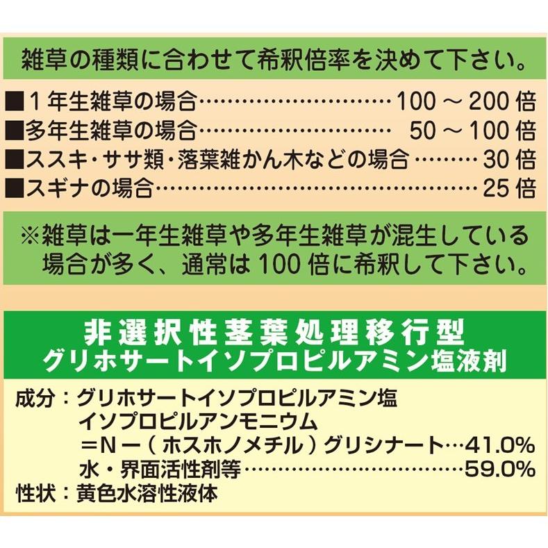 除草剤 ハーブニート 液剤　5L×4本【ケース販売】グリホサート【有効期限：29年10月】_3